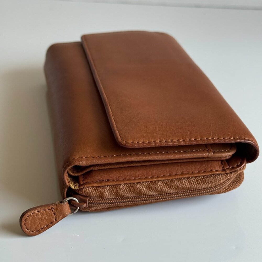 Pelle Studio Tan Leather Wallet View 3
